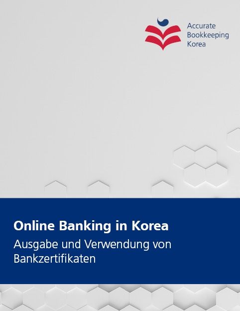 Dieses Bild zeigt die Titelseite der PDF-Datei "Online Banking in Korea"